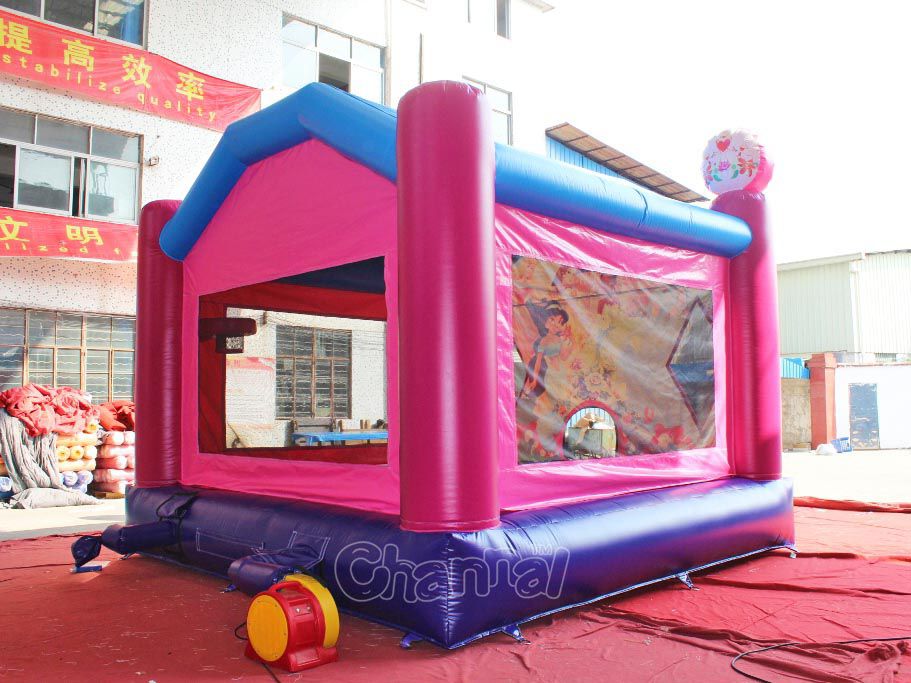 Pink Princess Bounce House For Sale - Channal Inflatables
