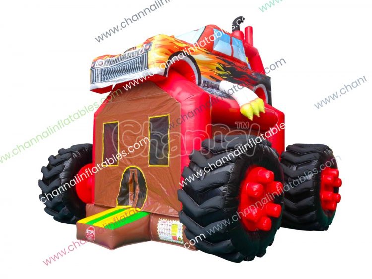 monster truck inflatable bounce house