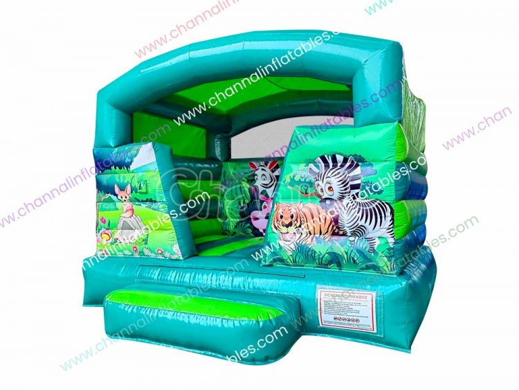 forest inflatable bouncer