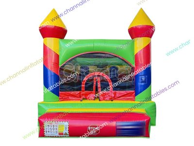 inflatable colorful castle bouncer