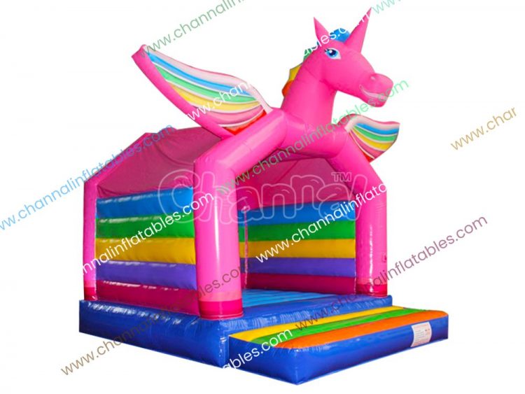 rainbow unicorn bounce house for sale