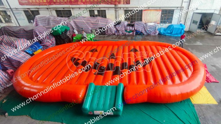 Halloween pumpkin inflatable trampoline