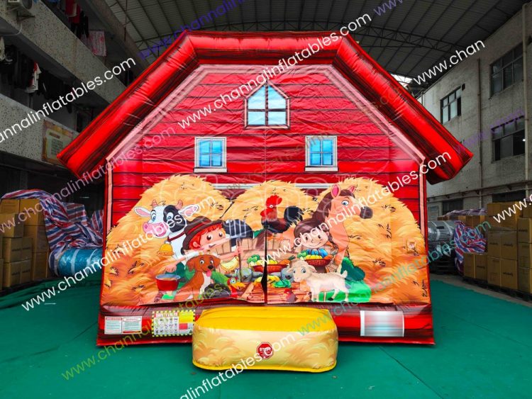 farm barn inflatable jumping house