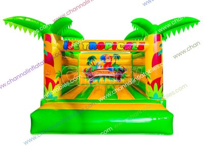 tropical fun inflatable jumping house