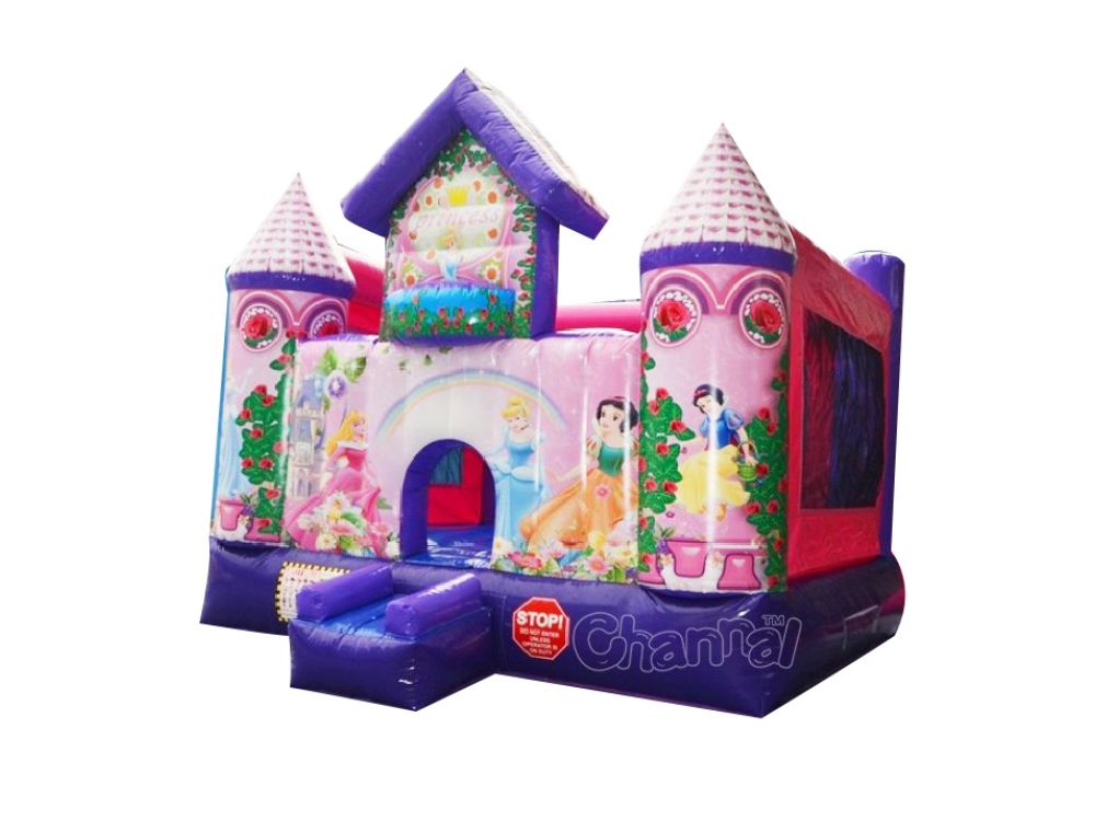 disney princess inflatable magic castle bed