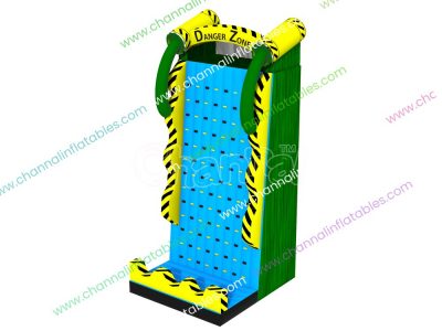 danger zone inflatable climbing wall