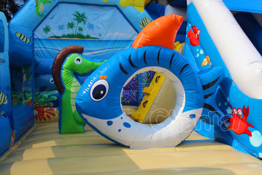 Island Beach Inflatable Combo - Channal Inflatables