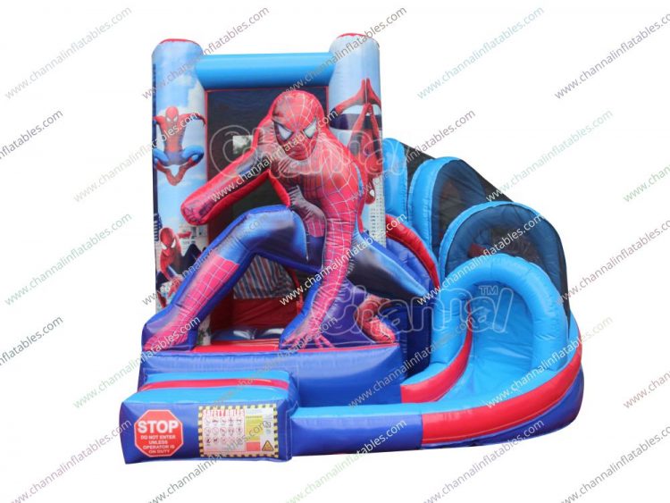 spiderman inflatable water combo