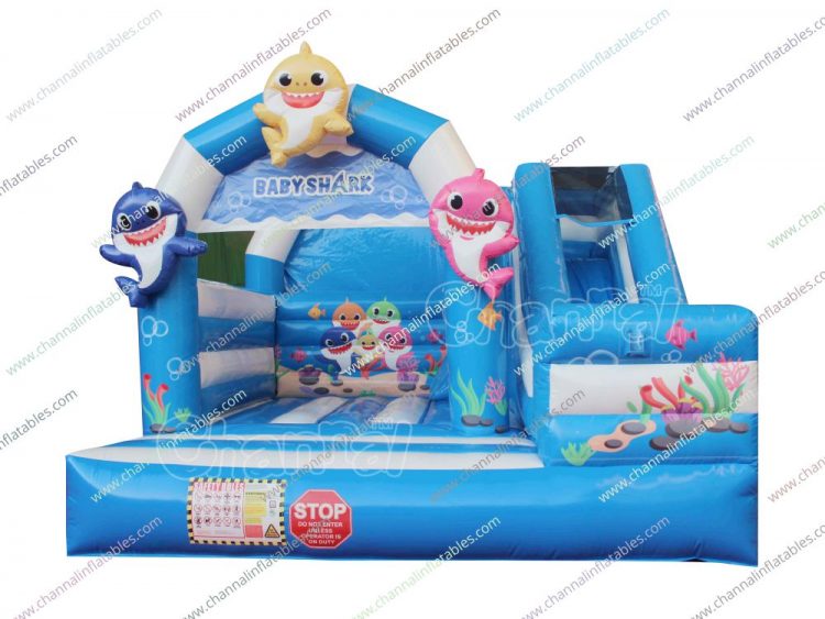 baby shark inflatable combo