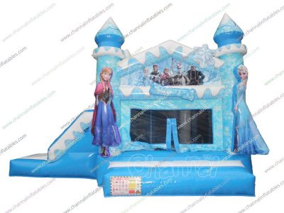 frozen theme inflatable combo