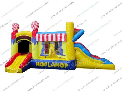 lollipop shop inflatable combo