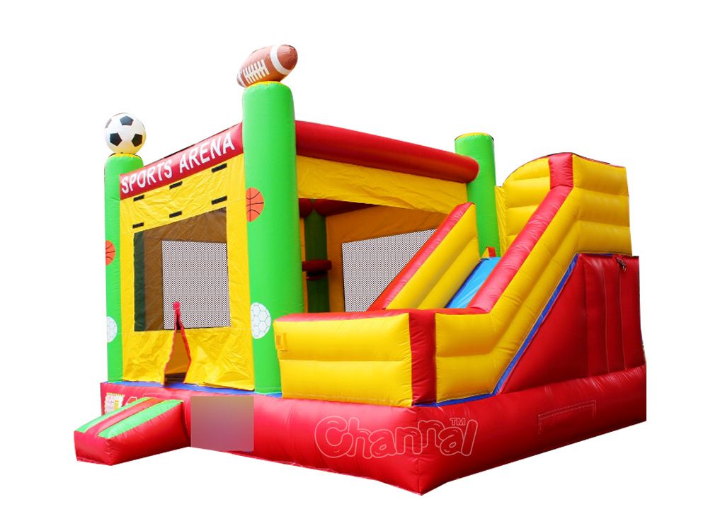 Sports Arena Inflatable Castle Combo - Channal Inflatables