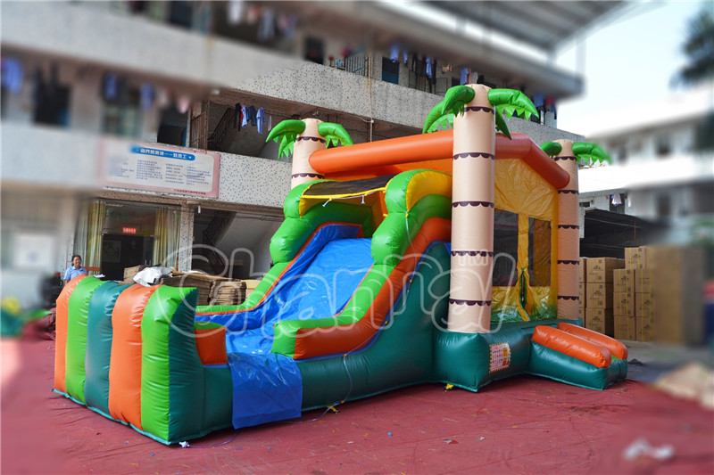 Jungle Combo With Water Slide - Channal Inflatables