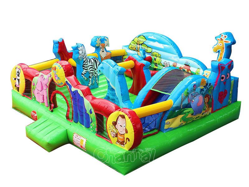 Animals Kingdom Inflatable Combo - Channal Inflatables