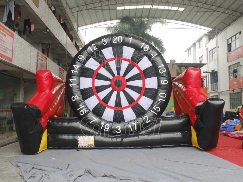 inflatable football darts aldi