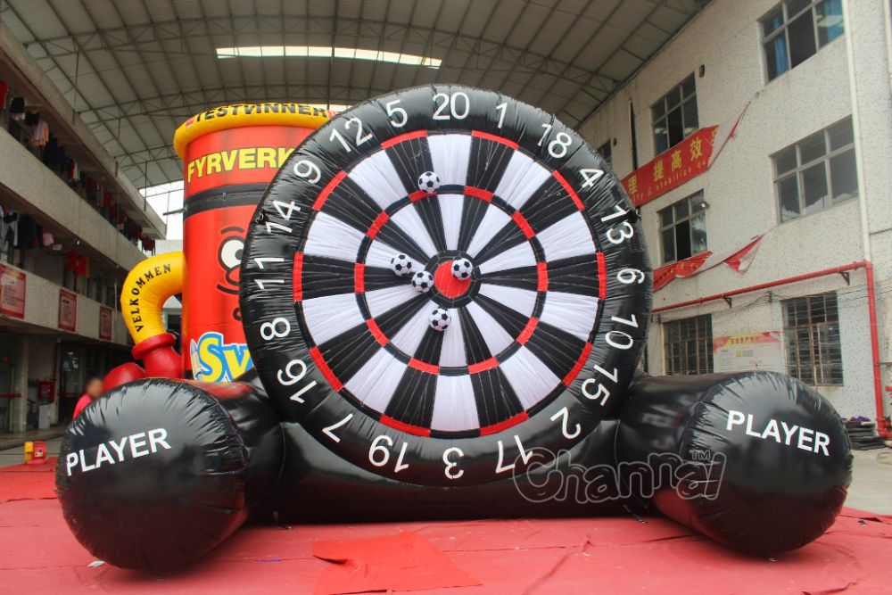 Giant Velcro Soccer Dart Board - Channal Inflatables