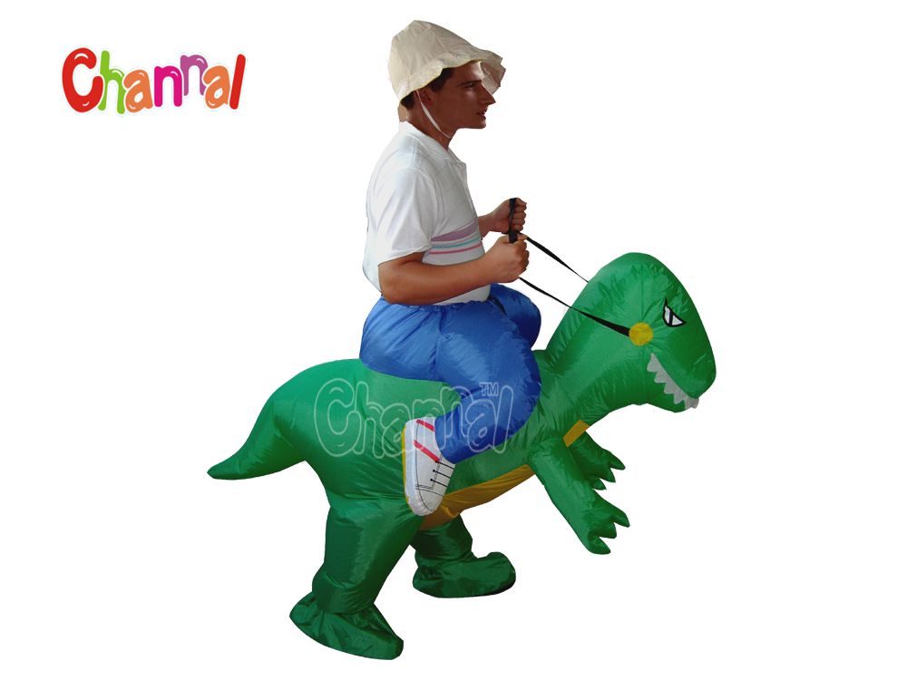 Inflatable Walking Dinosaur Costume Channal Inflatables