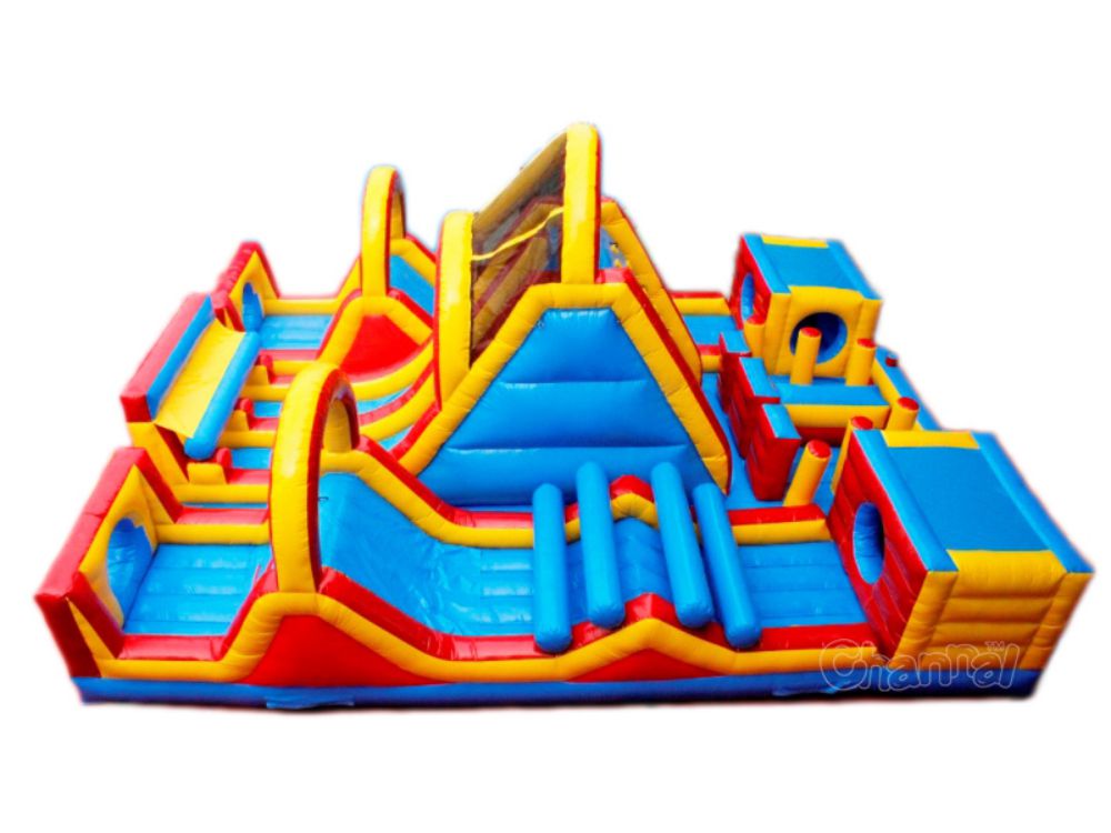 Adventure Rush Inflatable Obstacle Course Channal Inflatables