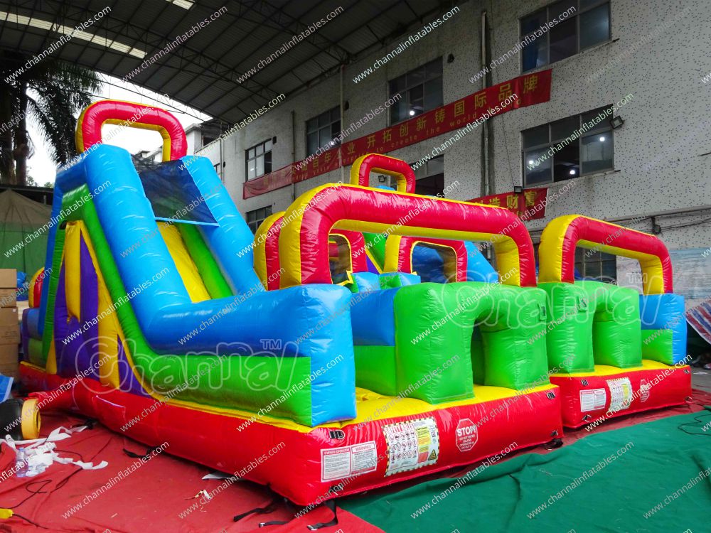 Twin Obstacle Course - Channal Inflatables