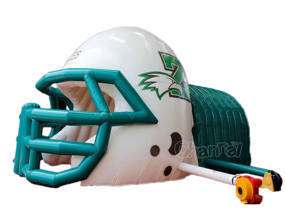 American Inflatable Football Helmet Tunnel Sport Entry University  Inflatable Football Team Tunnel With Blower