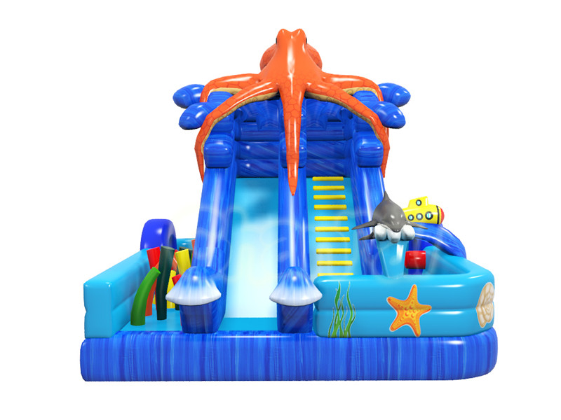 Underwater World Octopus Obstacle Course Channal Inflatables