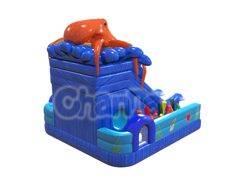 Underwater World Octopus Obstacle Course Channal Inflatables