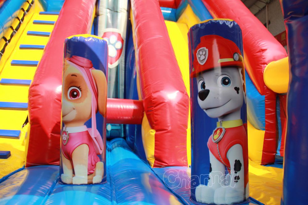 paw patrol slip and slide