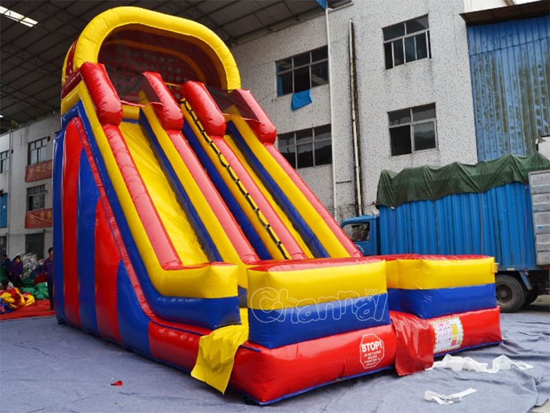 22'H Dual Lane Inflatable Slide - Channal Inflatables