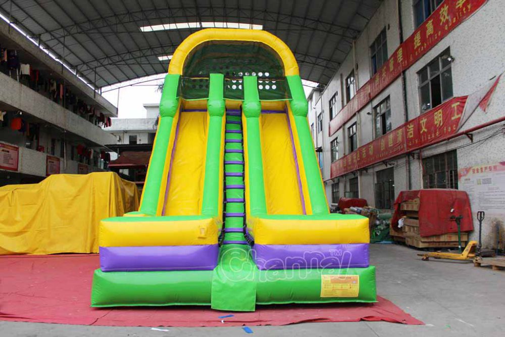 Double Lane Inflatable Slide - Channal Inflatables