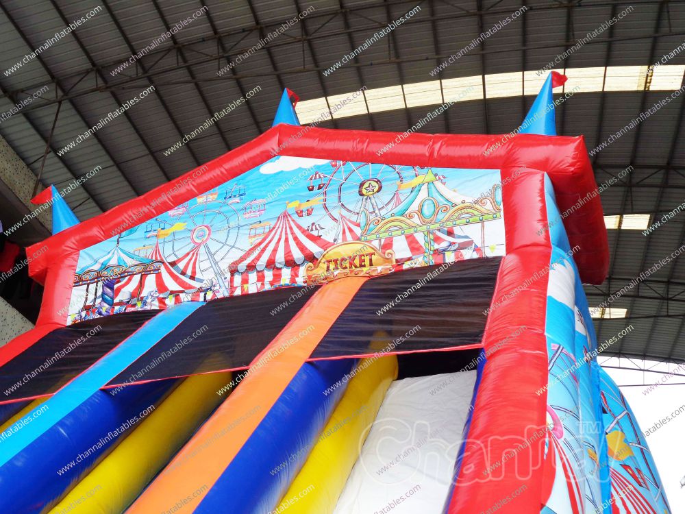 Circus Double Slide - Channal Inflatables