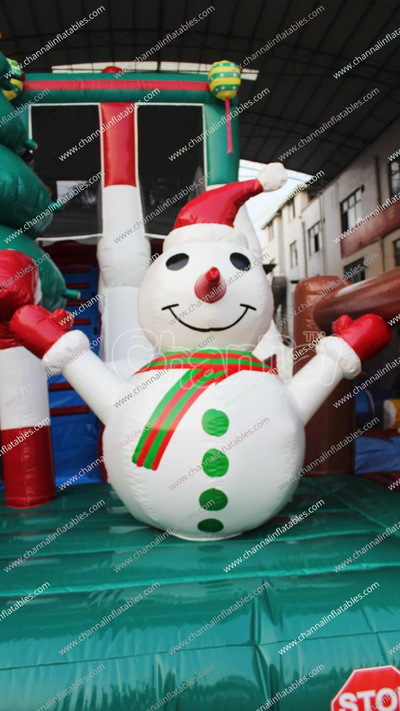 Snowman Inflatable Slide - Channal Inflatables