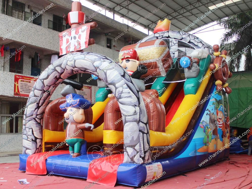 pirate inflatable water park