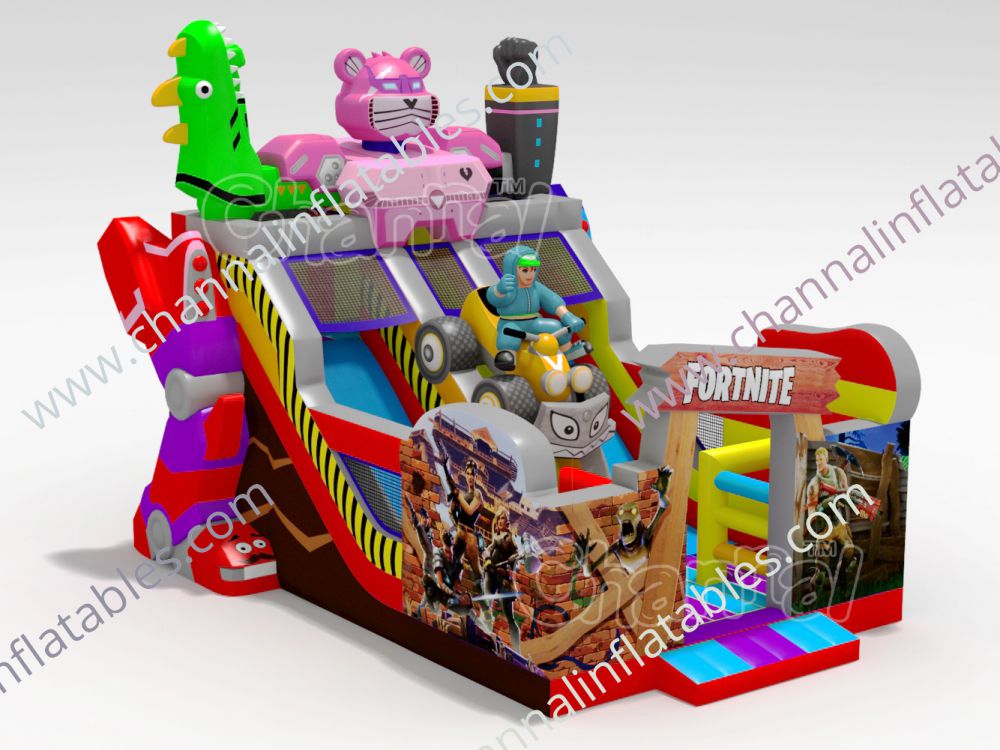 Fortnite Inflatable Slide Channal Inflatables