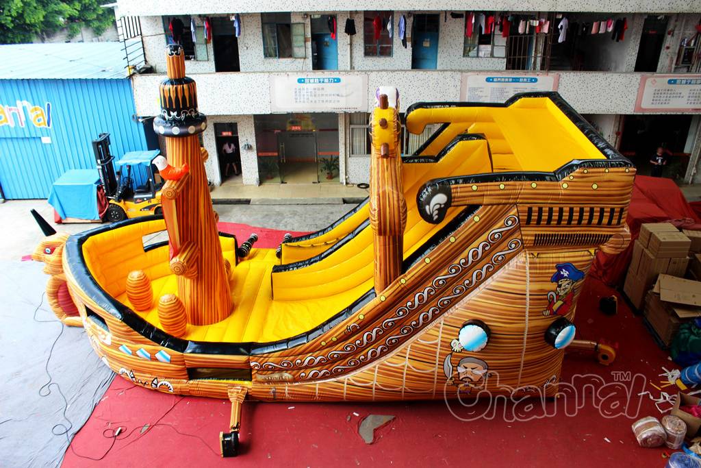 Inflatable Pirate Ship Slide - Channal Inflatables