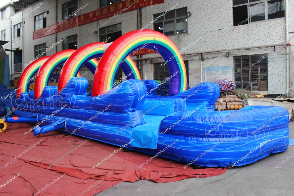 rainbow slip and slide