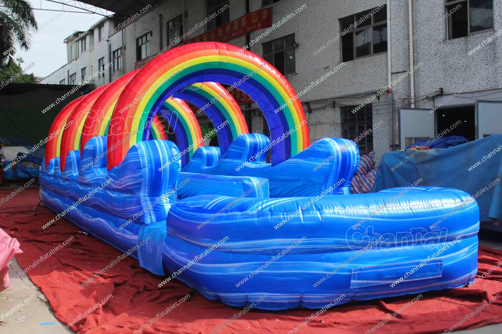 slip and slide rainbow