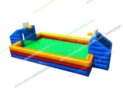 basketball plus soccer court combo