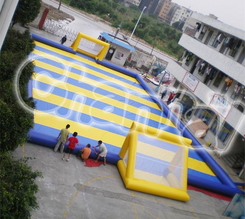 inflatable soccer field rental