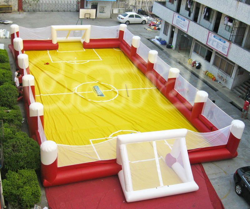 Inflatable Soccer Ball Field Channal Inflatables