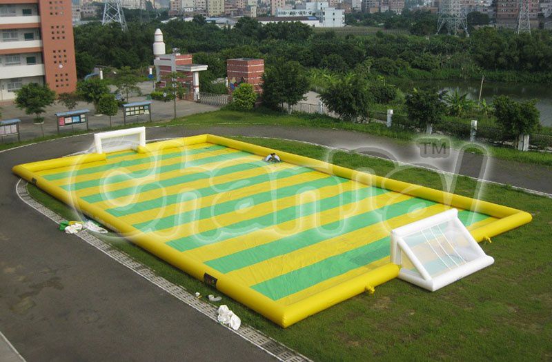 inflatable soccer field rental