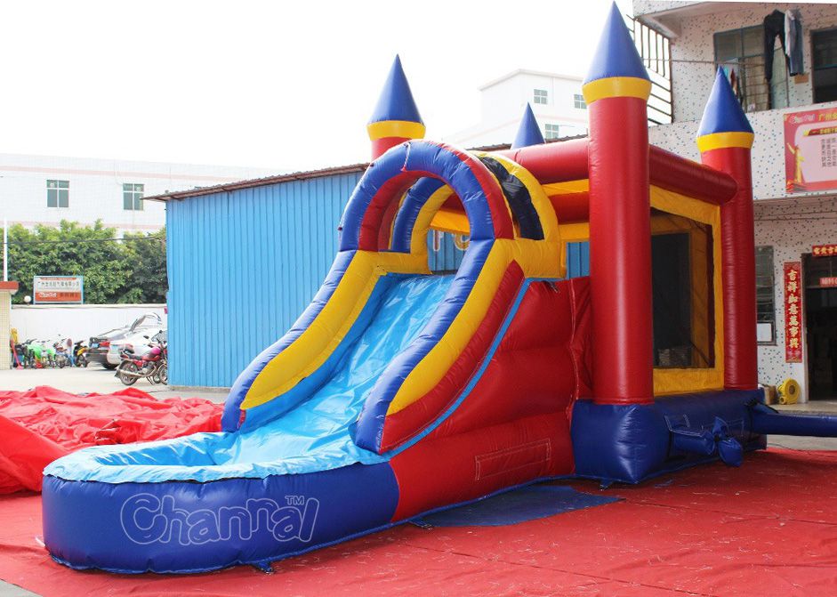 Bouncy House Waterslide - Channal Inflatables