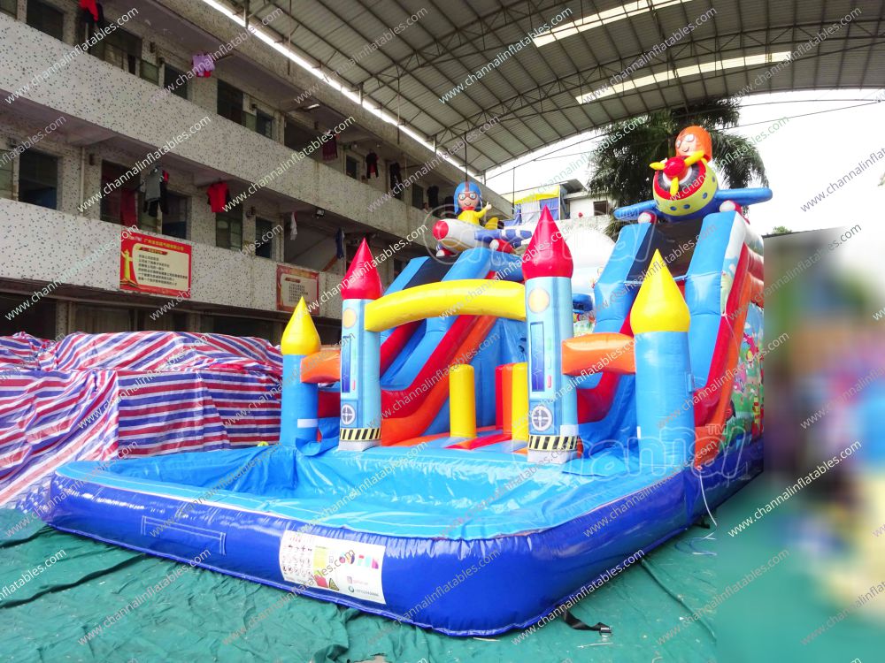 Transportation Inflatable Water Slide - Channal Inflatables