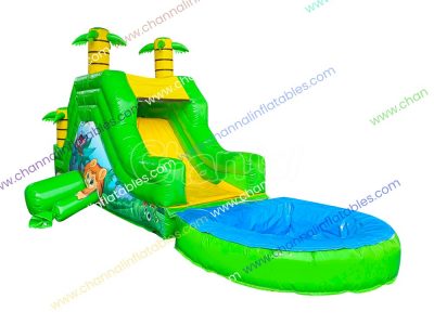 cute animal theme water slide