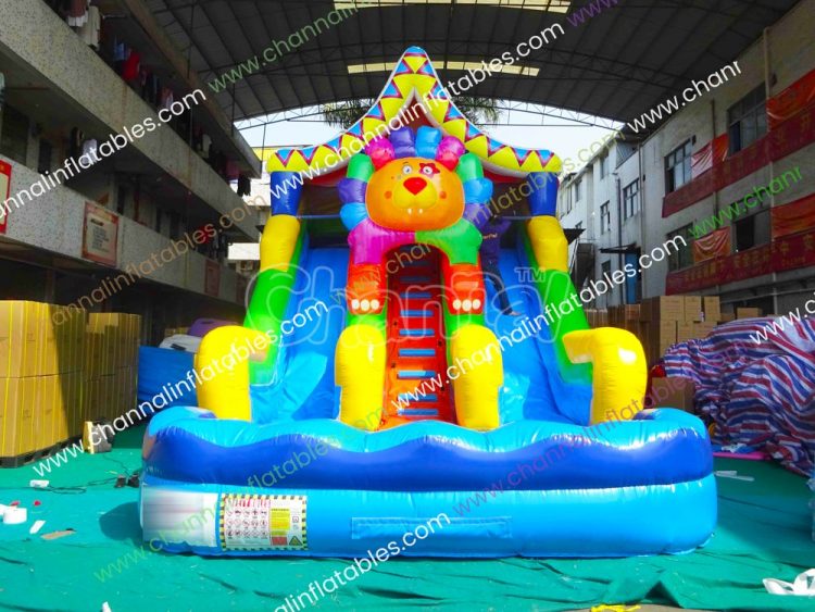 double lane circus waterslide for sale