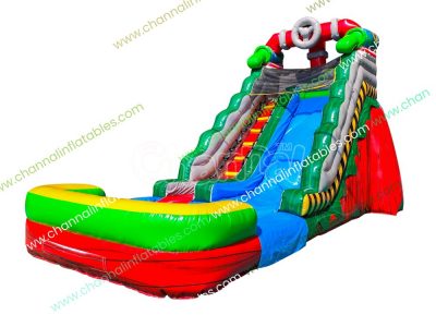 poison leak inflatable water slide