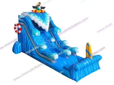 sea bird surfing inflatable water slide