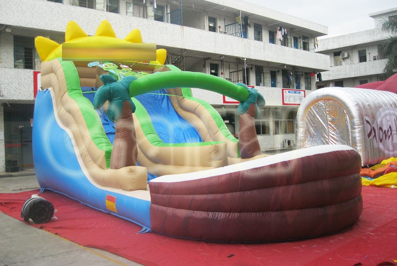 beach with inflatables near me